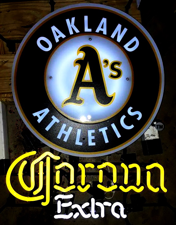 Corona Extra Oakland Athletics Neon Sign